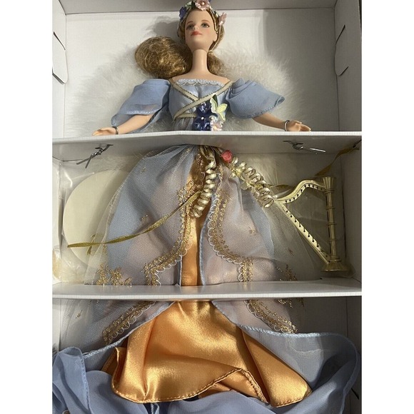Barbie Angels of Music Collection 1st: Harpist Angel NRFB - Picture 5 of 14